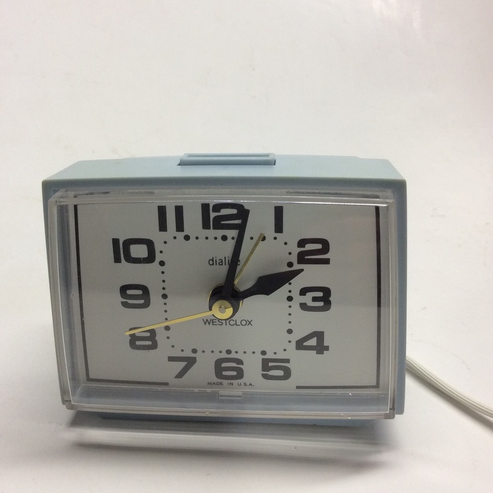 Westclox VTG Dialite Electric Model 22286K Clock